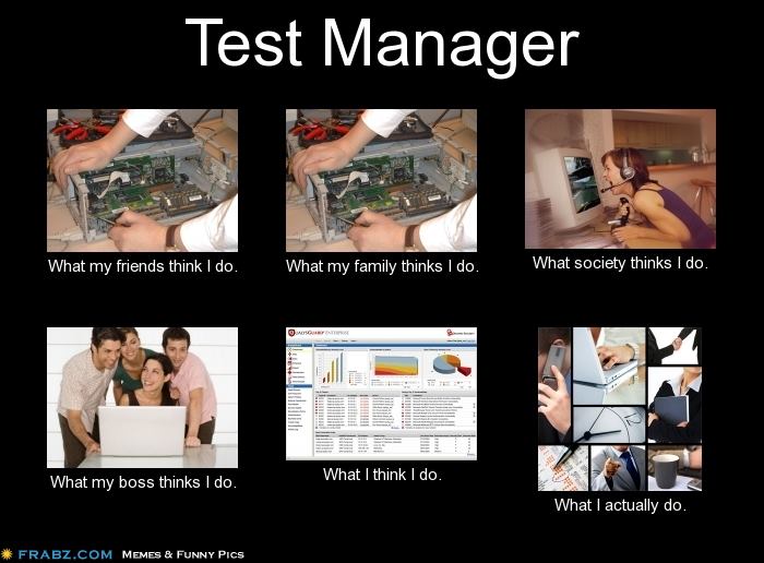 test manager think i do meme